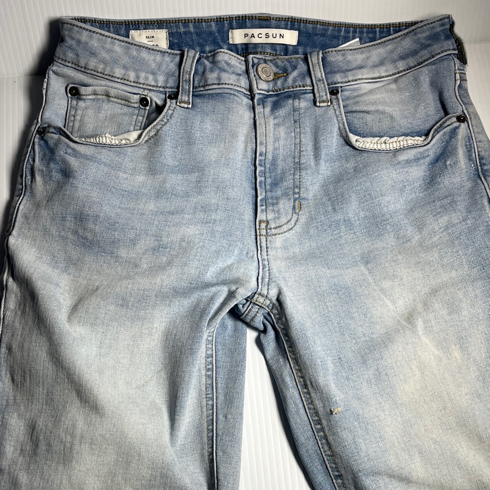 PacSun Washed Blue Slim Jeans
